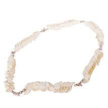 Sea Shell Necklace Lei 20&quot; Drop Long Hawaiian - $15.70