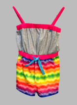 Little Miss Matched Jumper Romper Shorts One Piece Multicolor Girls 4 Ti... - $11.85