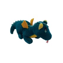 Vintage 1987 Dakin Fun Farm 17&quot; Green Puff The Magic Dragon Plush Toy - £10.73 GBP