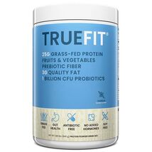 2/27 TrueFit High Fiber Protein Powder, Grass-Fed Whey Meal Replacement ... - $37.61