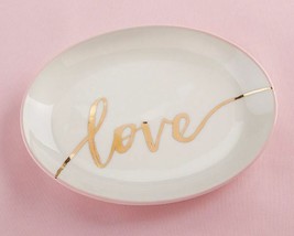 Love Trinket Dish Jewelry Holder Gift Party Bridal Shower Wedding Gifts - £8.39 GBP