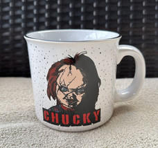 NEW Universal Studios CHUCKY Halloween Ceramic Coffee Cup Mug “Wanna Pla... - £15.68 GBP