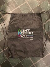 Night Nation Run Drawstring Bag 19" X 15.5" *Pre-Owned/Nice* nnn1 - $12.99