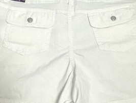 Dakota Blue Womens Mid Rise Soft Stretch Flat Front Shorts Size 16 Color White - £23.60 GBP