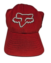 FOX Racing hat Foxhead Logo Red DRIFIT Cap L/XL FormFit motorcycle atv utv - $11.12