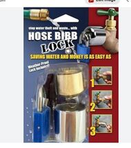 ConservCo DSL-2 Hose Bibb Lock w Padlock Outdoor Faucet Security New Ope... - $11.87