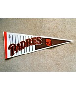 San Diego Padres Baseball MLB Pennant 12&quot; x 30&quot; - £5.51 GBP