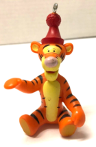 Disney Winnie the Pooh TIGGER IN BIRTHDAY HAT 3&quot; Christmas Ornament - £3.95 GBP