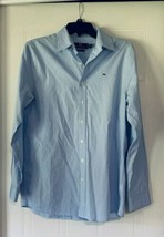 Vineyard Vines Shirt Mens XL Shep &amp; Ian Whale Blue Striped Button Down - £16.37 GBP