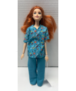 Barbie Fashionista 2014 Streaked Red Hair Brown Eyes Articulated Doll - $18.95 CAD