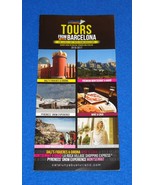 BRAND NEW FASCINATING TOURS FROM BARCELONA BROCHURE CATALUNYA BUSTURISTIC SPAIN - $3.99