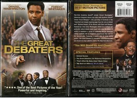 Great Debaters Dvd Denzel Washington Gina Ravera Forest Whitaker Video New - £6.34 GBP