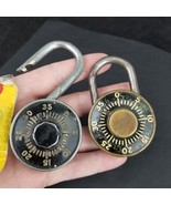 antique vintage combination locks x2 lot Dudley USA - $29.99