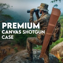Canvas Gun Case Shooting Range Gun Bag Shotgun Carrying Soft Case - £59.95 GBP