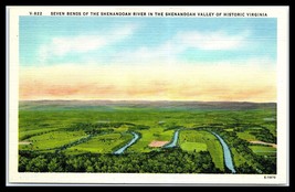 VIRGINIA Postcard - Shenandoah Valley, Seven Bends Of The Shenandoah River G15 - £2.36 GBP