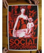 Social Distortion Poster Concert Baltimore 2007 - $309.04 CAD