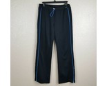 Izod Movements Women&#39;s Jogger Pants Size Medium Black Drawstring Zip Ank... - £7.39 GBP