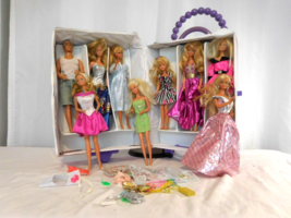 1995 Barbie Take Along Doll Trunk Travel Suitcase Collectible Tara Toys ... - $14.86