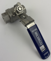 OEM MILVACO BA260 CF8M STAINLESS 1000 WOG 1/4” BALL VALVE  NOS - $18.80