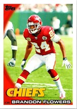 2010 Topps Brandon Flowers #92 Kansas City Chiefs Super Bowl Football Card - $1.77