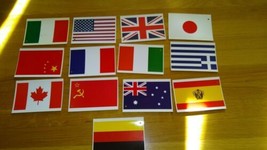 Vintage Country Postcards: 13 Flags New - £6.33 GBP
