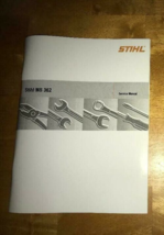 MS 362, 362C, C-M MS362 CM STIHL Chainsaw Service Workshop Repair Manual - $276.38 MXN