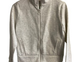 A New Day Women&#39;s Full Zip Knit Jacket Size XS Light Gray heather - £7.94 GBP