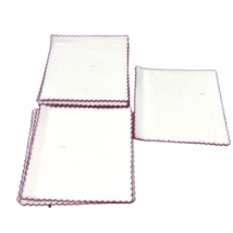 450 White Sheer Organza Favor Candy Wedding Party Gift Sheets 9x9 Scalloped Edge - £29.51 GBP