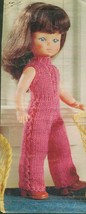 Knitting pattern for 12&quot; dolls catsuit. From a magazine, PDF - £1.19 GBP