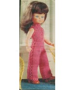 Knitting pattern for 12" dolls catsuit. From a magazine, PDF - $1.50