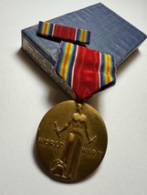 WWII, CAMPAIGN AND SERVICE, VICTORY MEDAL, SLOT BROOCH, WAR TIME ISSUE, ... - $20.00