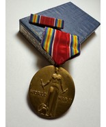 WWII, CAMPAIGN AND SERVICE, VICTORY MEDAL, SLOT BROOCH, WAR TIME ISSUE, ... - $20.00