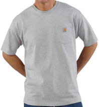 XL - NEW Carhartt Mens T shirt Workwear K87 Pocket Basic Heavyweight Top Tee - £15.63 GBP