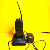 MOTOROLA MTX 838 403–470MHz UHF B1 ANALOG TWO-WAY RADIO W/BATTERY+CHARGE... - $308.14