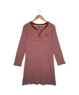 Lauren Ralph Lauren Pajamas Womens M Striped Monogram Nightshirt Sleep S... - $32.48 CAD