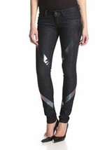 CHALAYAN X MAVI Dark Blue SERENA RINSE Denim HALOGRAPH BONDED Jeans ( 28 ) - $90.24 CAD