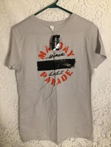 Mayday Parade Black Lines Women&#39;s T-Shirt Light Gray Hot Topic Xl Brand New - £19.48 GBP