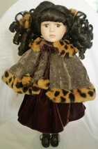 Collector' Choice Porcelain Doll By Dan Dee Cold Winter - $6.00