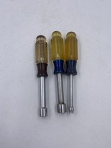 Lot of 3 Craftsman Nut Drivers 7/16&quot;, 1/2&quot; and 3/16&quot; - £10.24 GBP