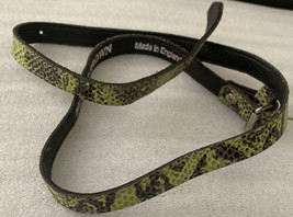 New Black&amp;Brown Green Snake Style Girl’s Belt - £8.98 GBP