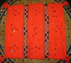 Berber pillow case- Berber orange pillow case- Moroccan berber kilim pillows - £52.38 GBP