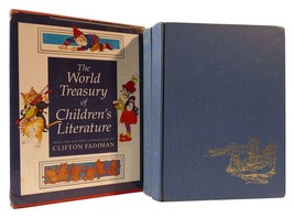 Clifton Fadiman The World Treasury Of Children&#39;s Literature 1st Edition 1st Pri - £63.73 GBP