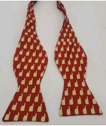 Southern Proper Bow Tie Red OKLAHOMA USA STATE Silk Adjustable BOWTIE bo... - $13.98