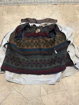 Vintage Woolrich Saddle Jacket Coat Mens Medium M Blanket Lined Chore Barn - $64.34