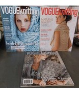 Vogue Knitting Magazines Lot of 3 2008-2010 Cardigans Medallion Textures - £17.32 GBP