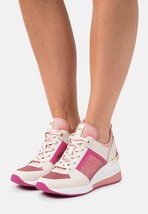 Michael Kors Women&#39;s George Lace-Up Trainer French Pink B4HP - £83.75 GBP