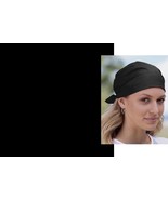 BLACK SOLID 22&quot;Cotton BANDANA Head Neck Wrap Scarf Scarve Handkerchief H... - €6,83 EUR