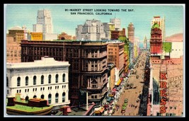 CALIFORNIA Postcard - San Francisco, Market street Looking Toward The Bay G11 - £3.88 GBP