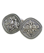 Gerochristo 7105 - Double Headed Eagle -Byzantine Sterling Silver Cufflinks - £175.63 GBP