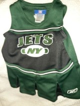 New York Jets NFL Toddler Girls Size 18 Months No Bloomers Cheerleader Outfit - £18.93 GBP